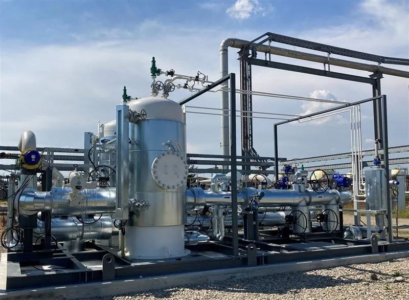OMV Petrom crude oil unloading skid at Petrobrazi refinery