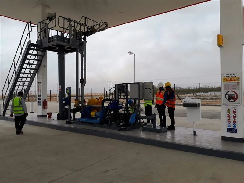 Shell volumetric truck loading skids in Oman